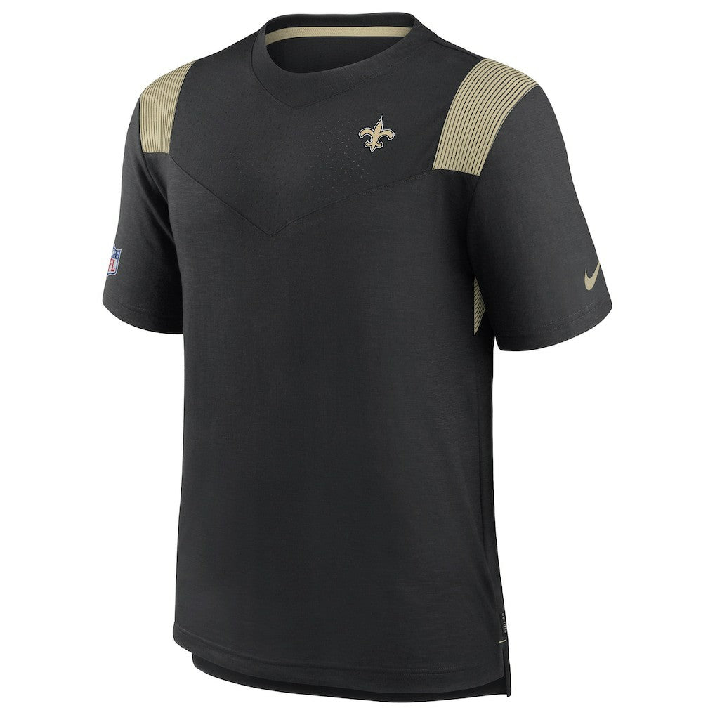New Orleans Saints Sideline Tonal Logo Performance Player T-Shirt | NFL Discount