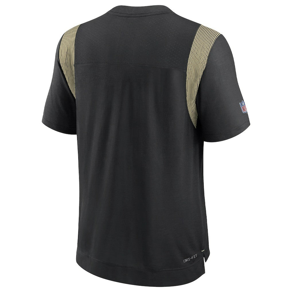New Orleans Saints Sideline Tonal Logo Performance Player T-Shirt | NFL Discount