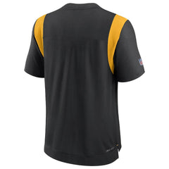 Pittsburgh Steelers Sideline Tonal Logo Performance Player T-Shirt | NFL New