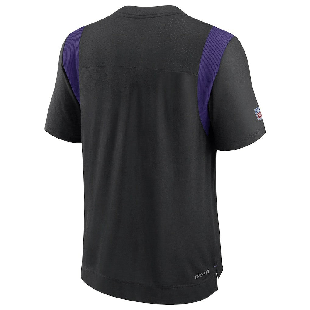 Minnesota Vikings Sideline Tonal Logo Performance Player T-Shirt | NFL Discount