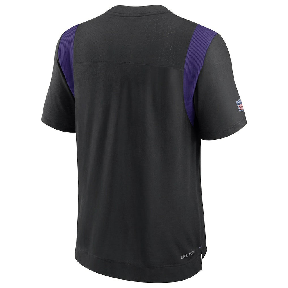 Minnesota Vikings Sideline Tonal Logo Performance Player T-Shirt | NFL Discount
