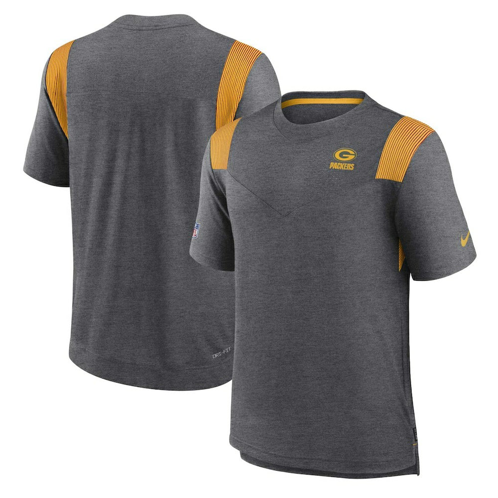 Green Bay Packers Sideline Tonal Logo Performance Player T-Shirt | NFL On sale