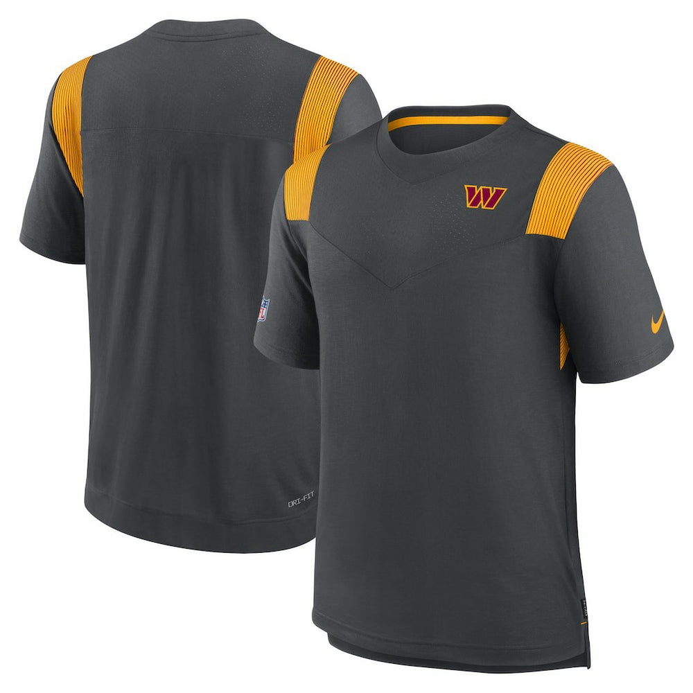 Washington Commanders Sideline Tonal Logo Performance Player T-Shirt | NFL Sale