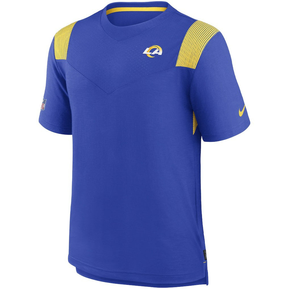 Los Angeles Rams Sideline Tonal Logo Performance Player T-Shirt | NFL New