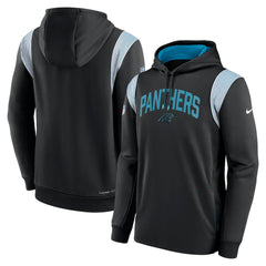 Carolina Panthers Sideline Athletic Stack Performance Pullover Hoodie | NFL Sale