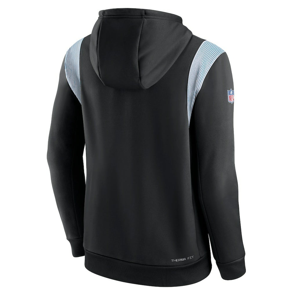 Carolina Panthers Sideline Athletic Stack Performance Pullover Hoodie | NFL Sale