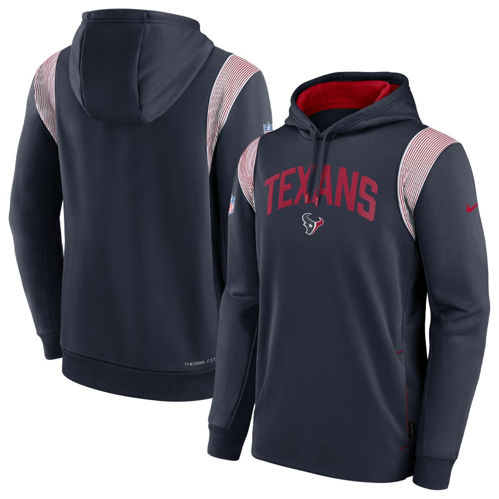 Houston Texans Sideline Athletic Stack Performance Pullover Hoodie | NFL Sale