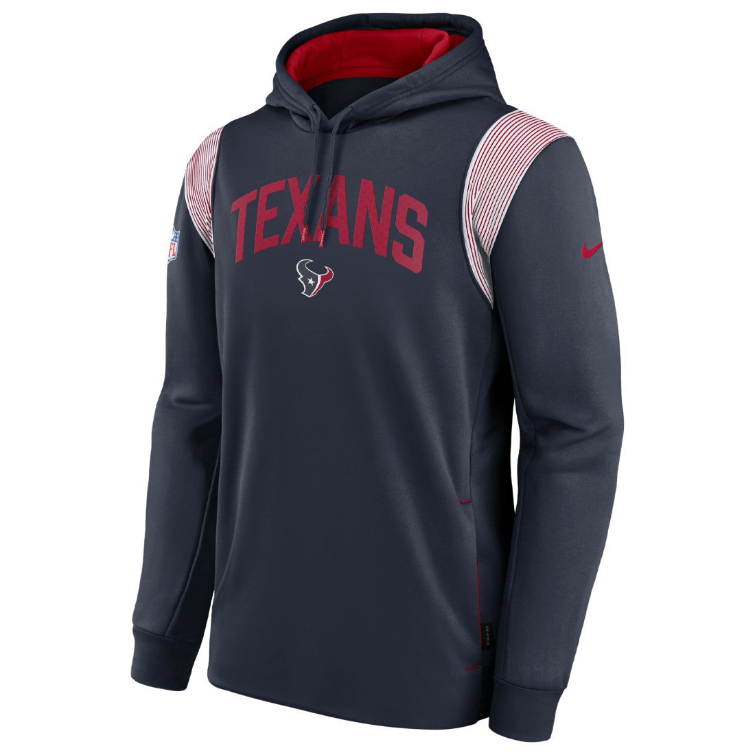 Houston Texans Sideline Athletic Stack Performance Pullover Hoodie | NFL Sale
