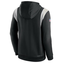 New Orleans Saints Sideline Athletic Stack Performance Pullover Hoodie | NFL New