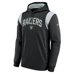 Las Vegas Raiders Sideline Athletic Stack Performance Pullover Hoodie | NFL On sale
