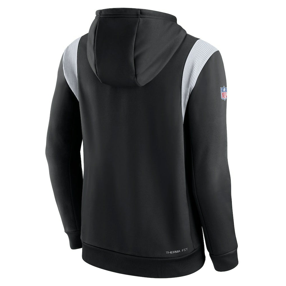 Las Vegas Raiders Sideline Athletic Stack Performance Pullover Hoodie | NFL On sale