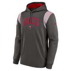 Tampa Bay Buccaneers Sideline Athletic Stack Performance Pullover Hoodie | NFL Hot