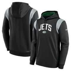 New York Jets Sideline Athletic Stack Performance Pullover Hoodie | NFL On sale