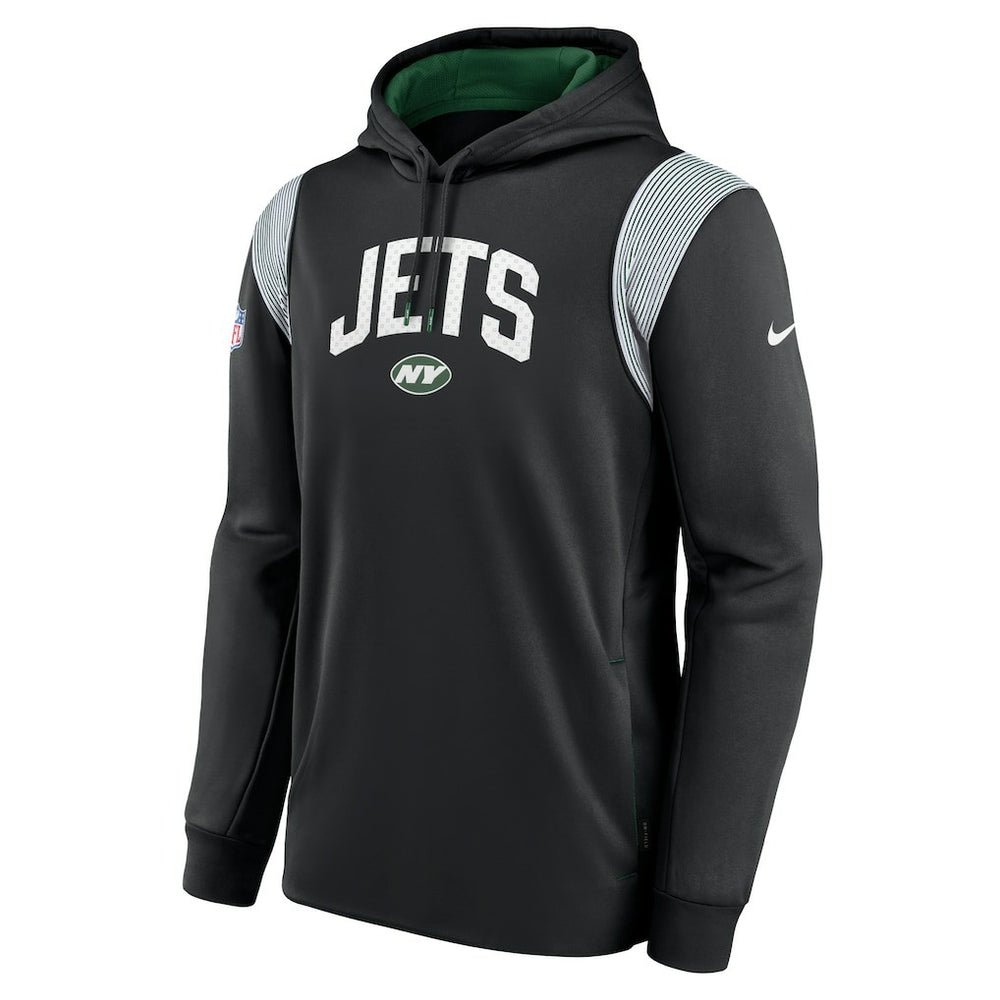 New York Jets Sideline Athletic Stack Performance Pullover Hoodie | NFL On sale