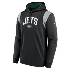 New York Jets Sideline Athletic Stack Performance Pullover Hoodie | NFL On sale