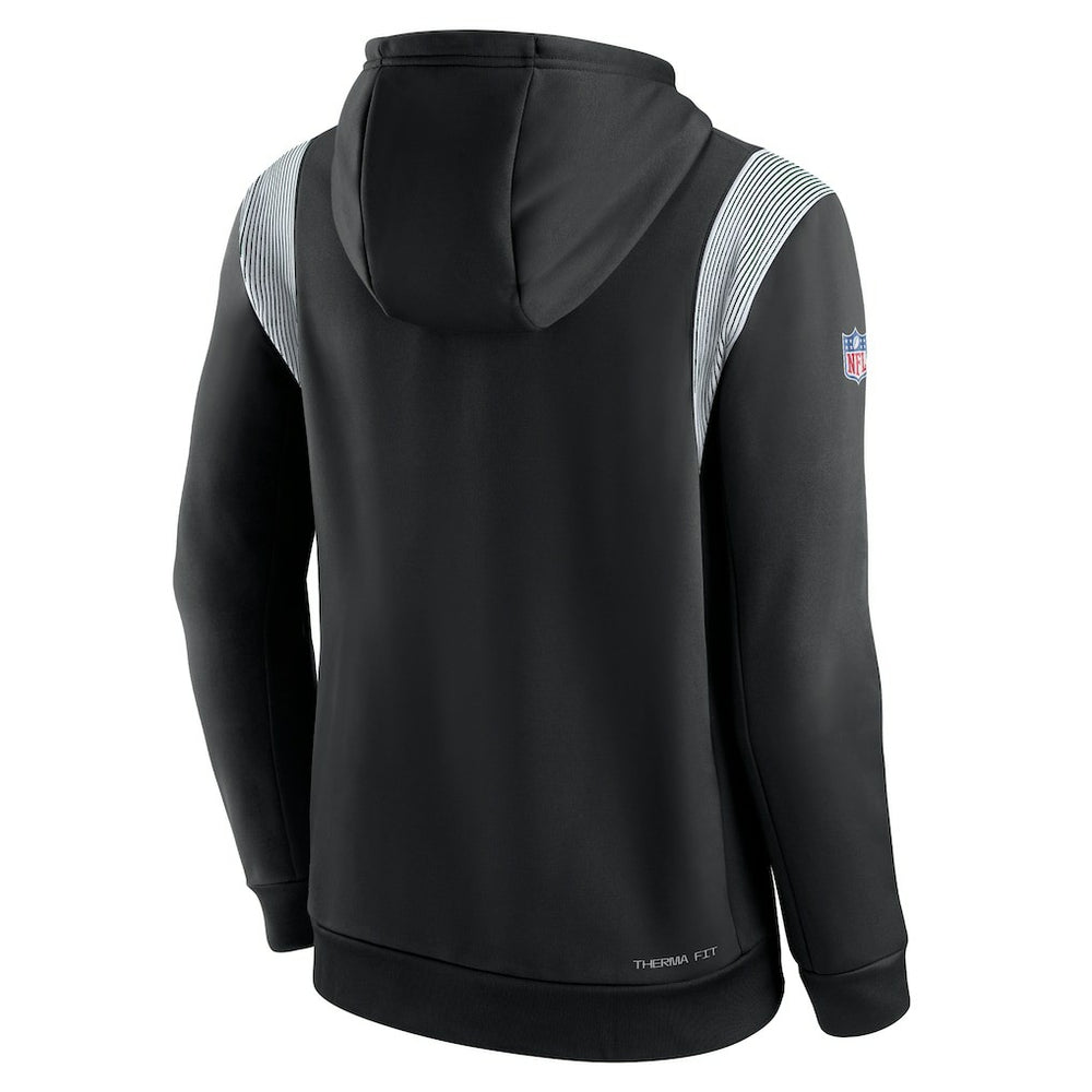 New York Jets Sideline Athletic Stack Performance Pullover Hoodie | NFL On sale