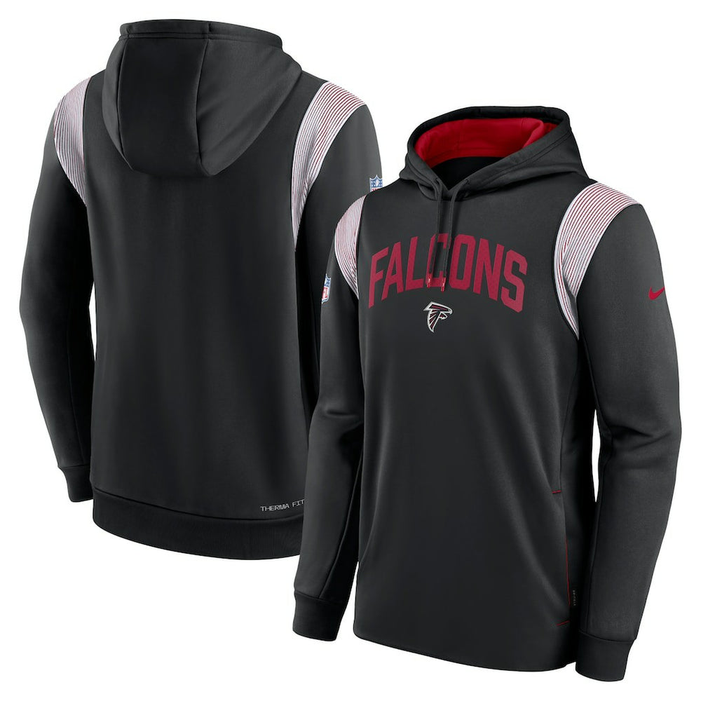 Atlanta Falcons Sideline Athletic Stack Performance Pullover Hoodie | NFL Online