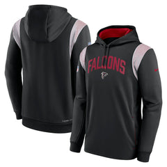 Atlanta Falcons Sideline Athletic Stack Performance Pullover Hoodie | NFL Online