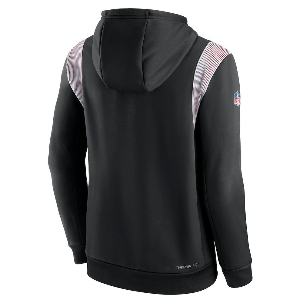 Atlanta Falcons Sideline Athletic Stack Performance Pullover Hoodie | NFL Online