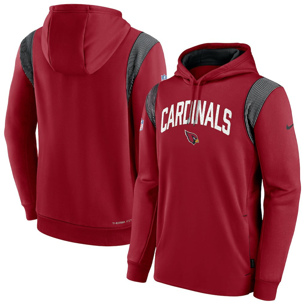 Arizona Cardinals Sideline Athletic Stack Performance Pullover Hoodie | NFL US