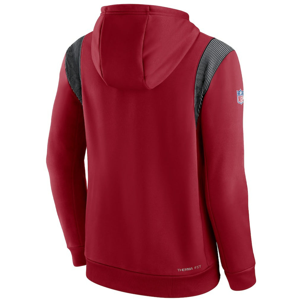 Arizona Cardinals Sideline Athletic Stack Performance Pullover Hoodie | NFL US