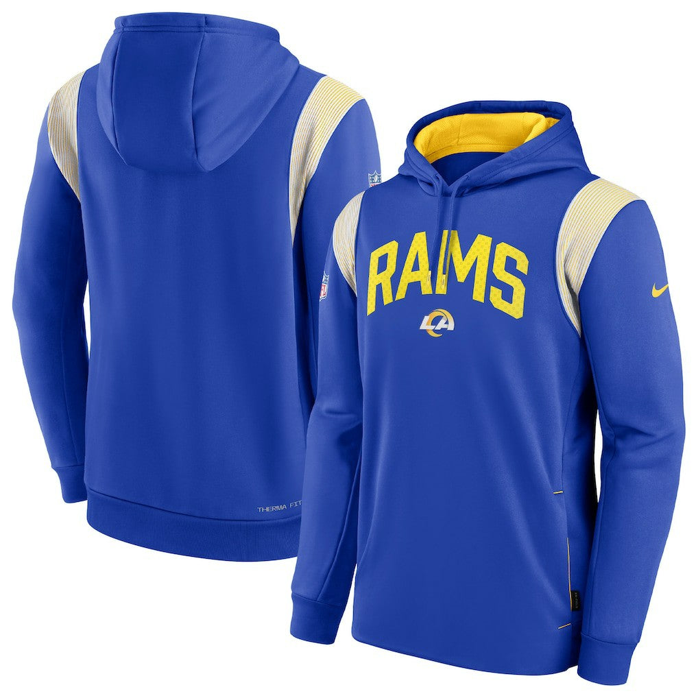 Los Angeles Rams Sideline Athletic Stack Performance Pullover Hoodie | NFL Near me