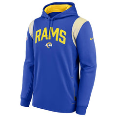 Los Angeles Rams Sideline Athletic Stack Performance Pullover Hoodie | NFL Near me