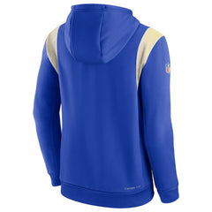 Los Angeles Rams Sideline Athletic Stack Performance Pullover Hoodie | NFL Near me