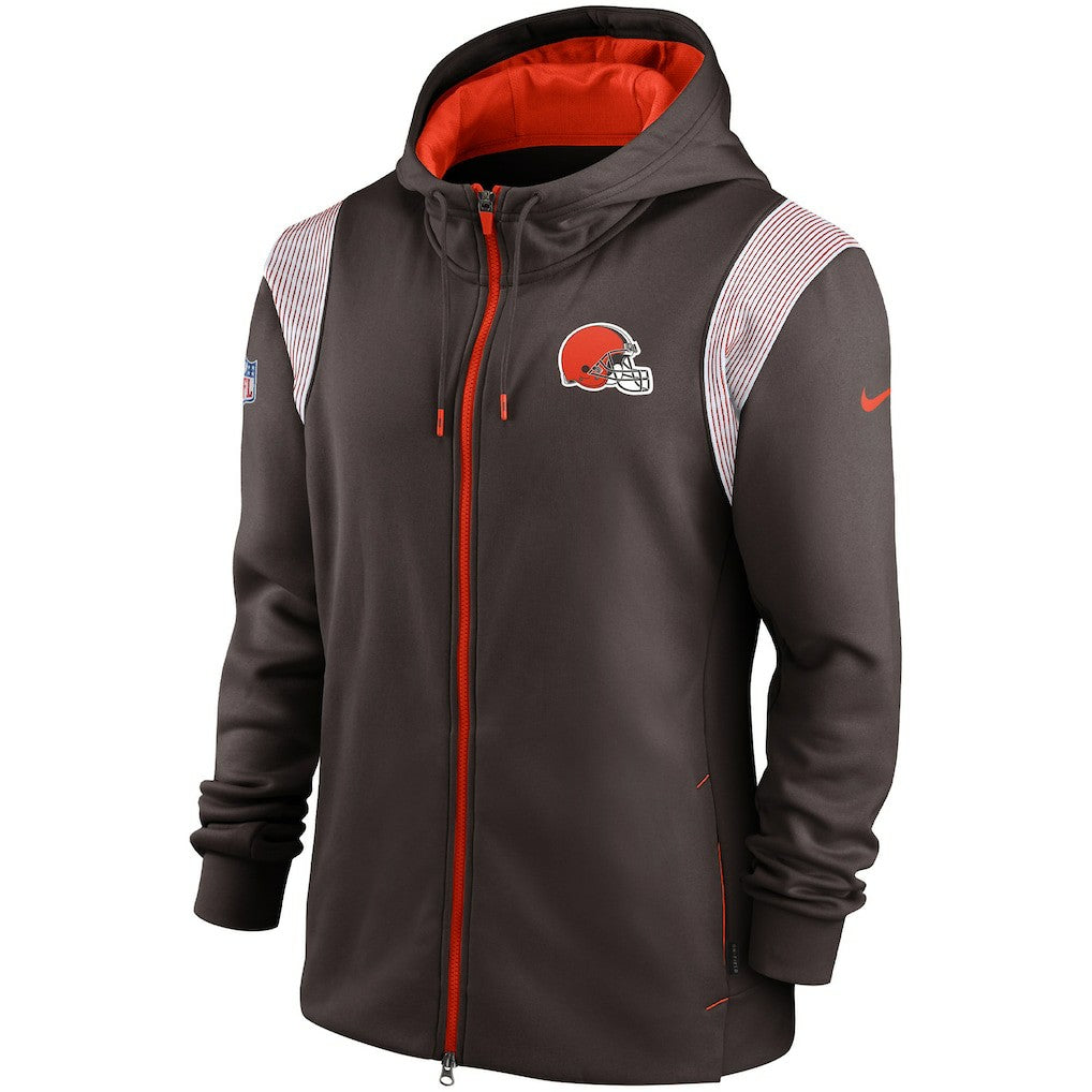 Cleveland Browns Performance Sideline Lockup Full-Zip Hoodie | NFL US