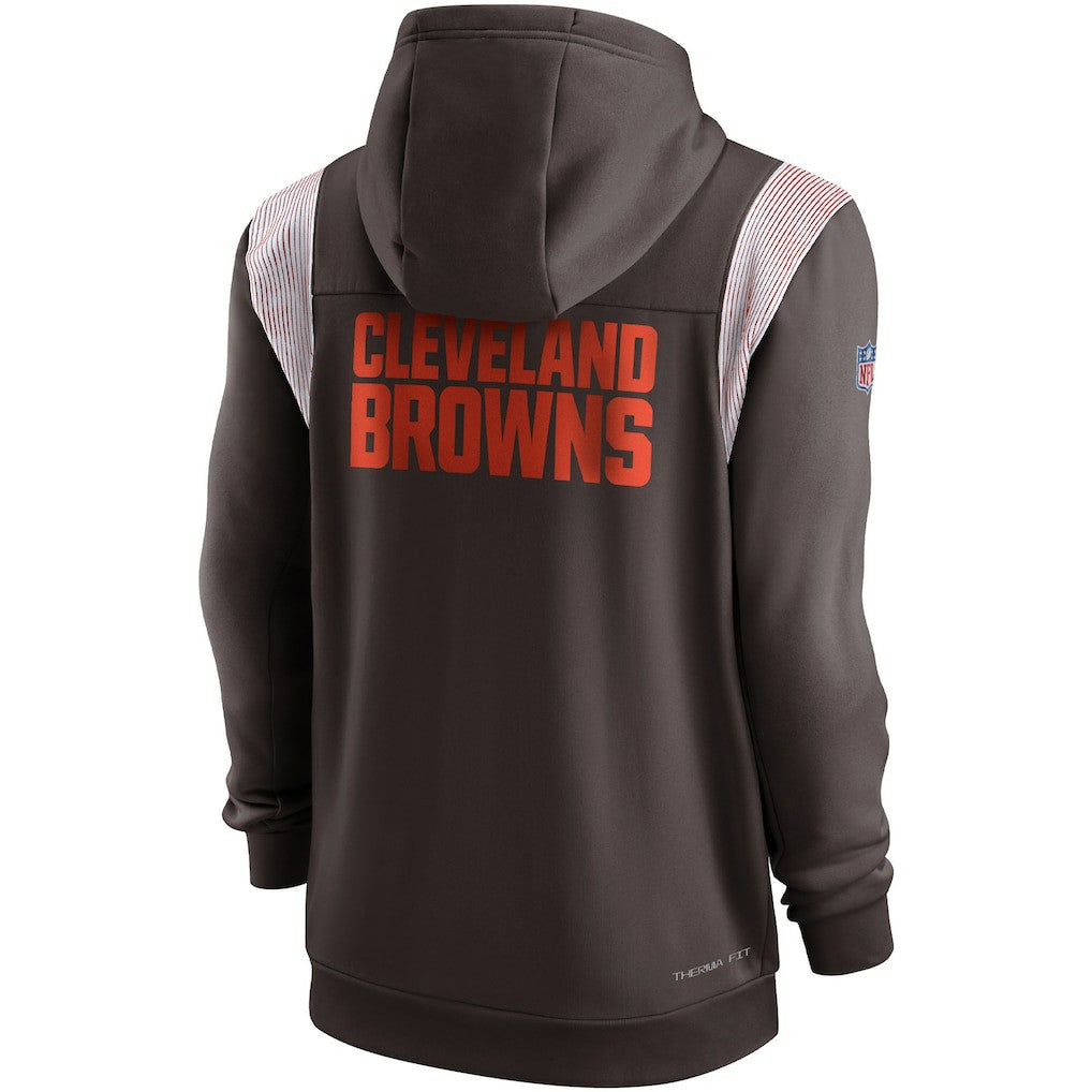 Cleveland Browns Performance Sideline Lockup Full-Zip Hoodie | NFL US