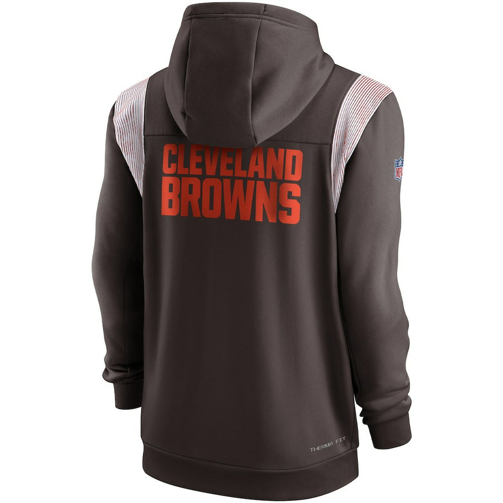 Cleveland Browns Performance Sideline Lockup Full-Zip Hoodie | NFL US
