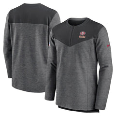 San Francisco 49ers Sideline Lockup Performance Quarter-Zip Top | NFL New