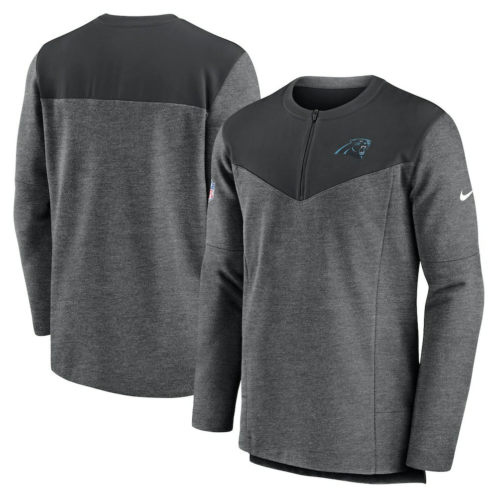 Carolina Panthers Sideline Lockup Performance Quarter-Zip Top | NFL New