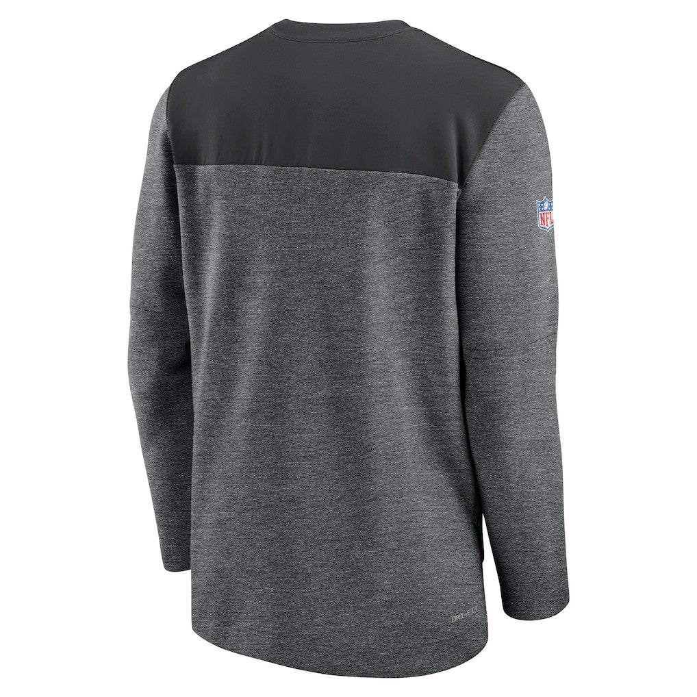 Carolina Panthers Sideline Lockup Performance Quarter-Zip Top | NFL New