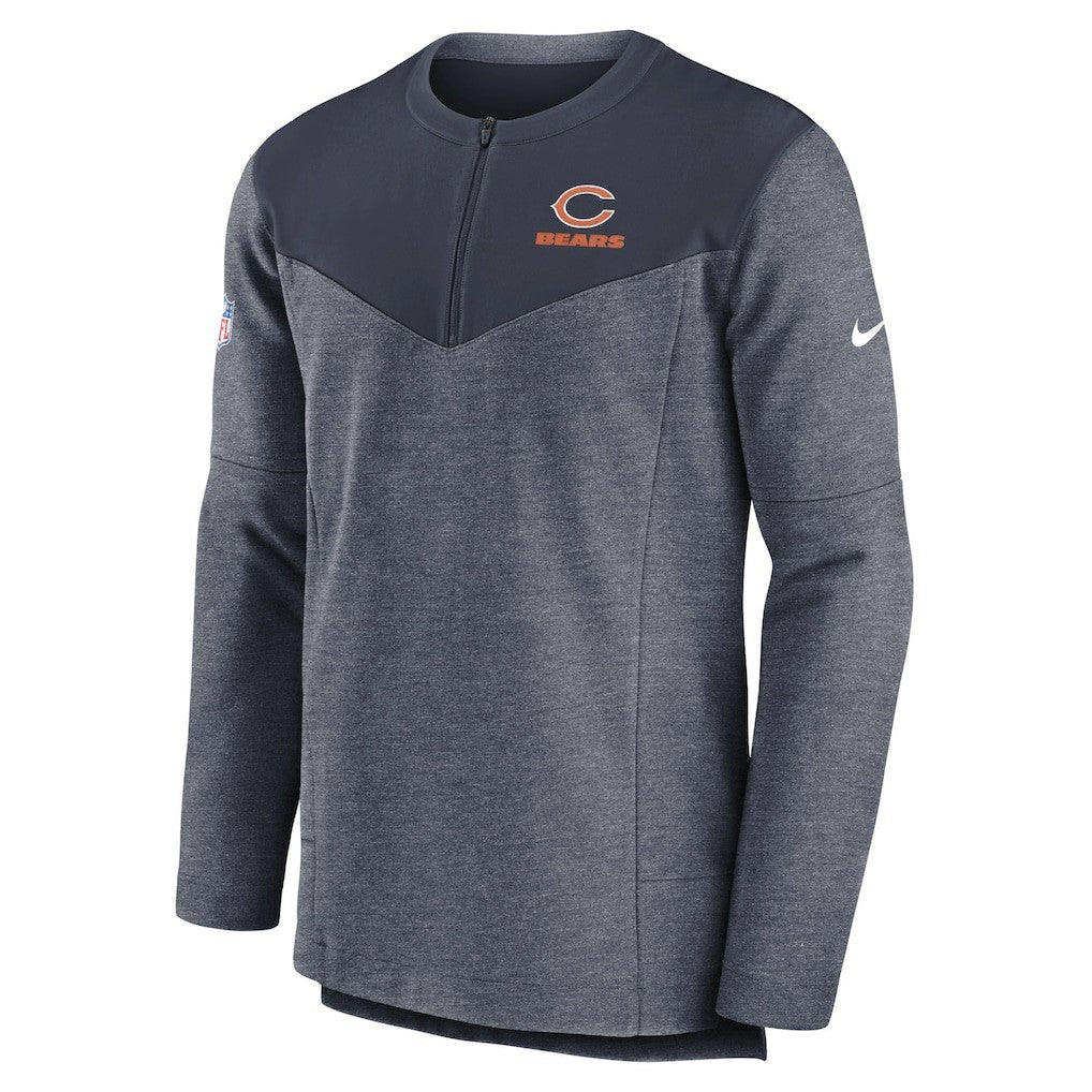 Chicago Bears Sideline Lockup Performance Quarter-Zip Top | NFL Discount