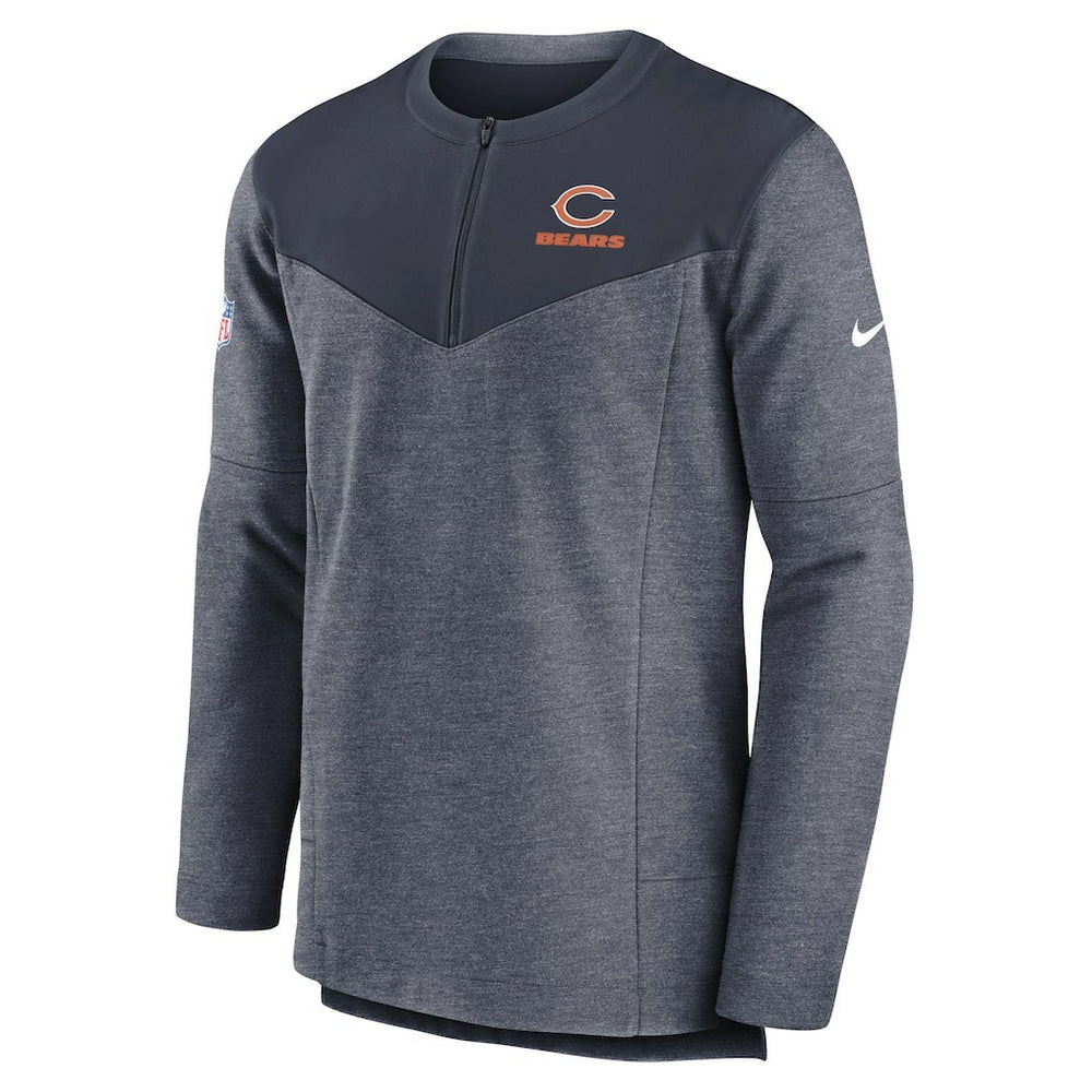 Chicago Bears Sideline Lockup Performance Quarter-Zip Top | NFL Discount