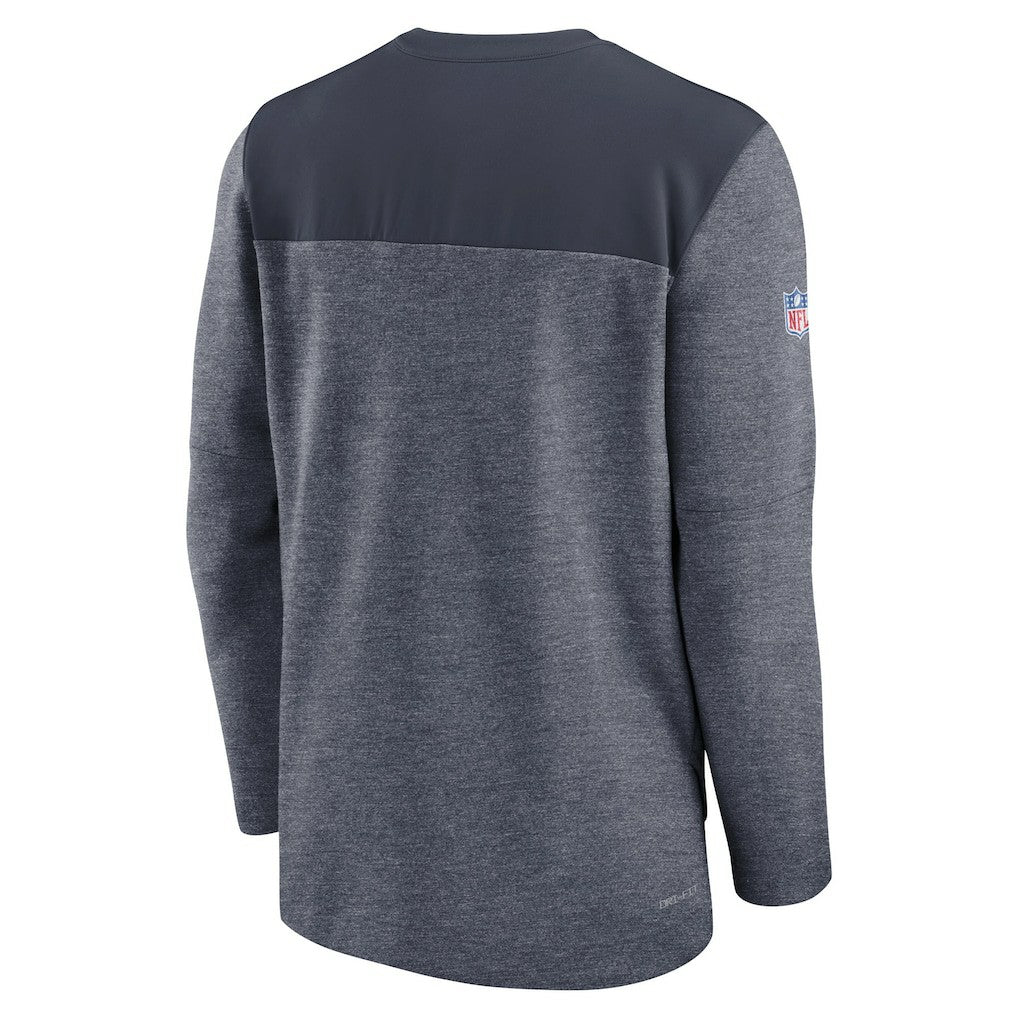 Chicago Bears Sideline Lockup Performance Quarter-Zip Top | NFL Discount