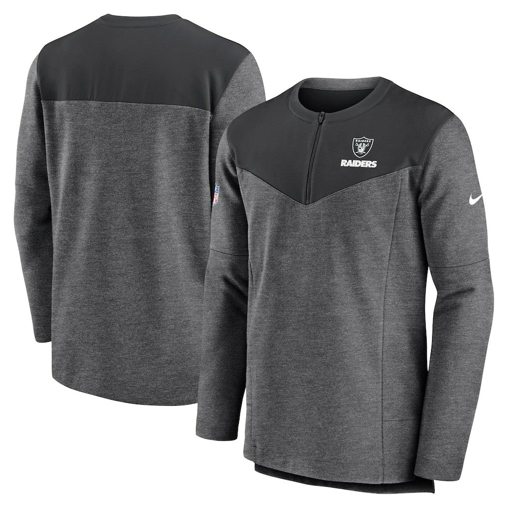 Las Vegas Raiders Sideline Lockup Performance Quarter-Zip Top | NFL Hot