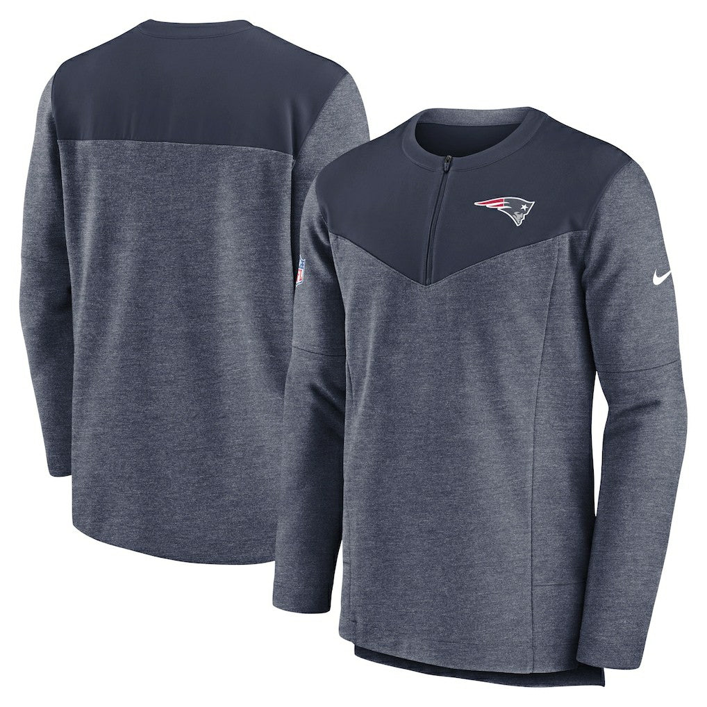 New England Patriots Sideline Lockup Performance Quarter-Zip Top | NFL Hot