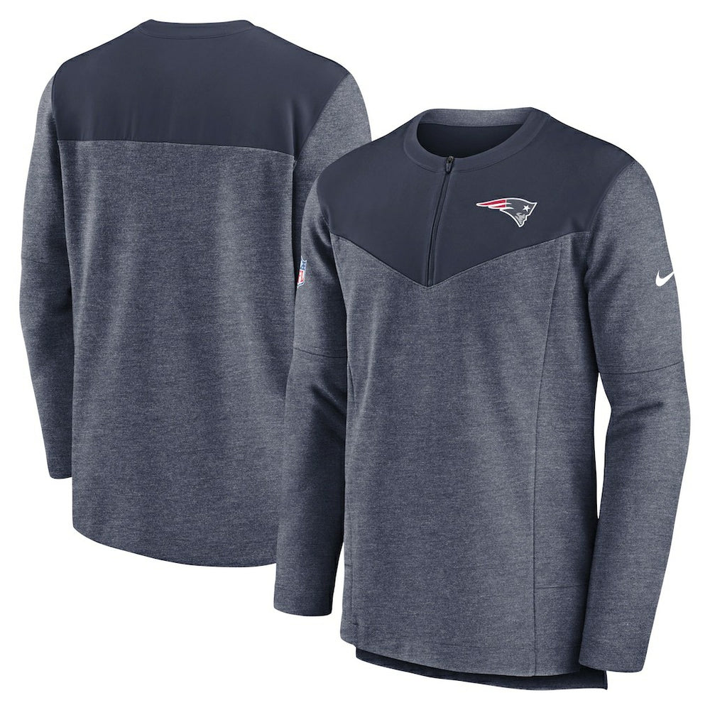 New England Patriots Sideline Lockup Performance Quarter-Zip Top | NFL Hot