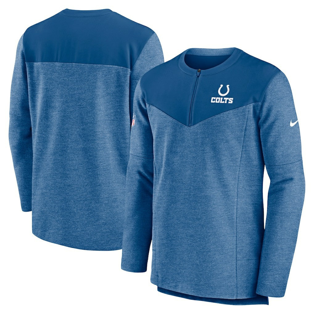 Indianapolis Colts Sideline Lockup Performance Quarter-Zip Top | NFL Outlet