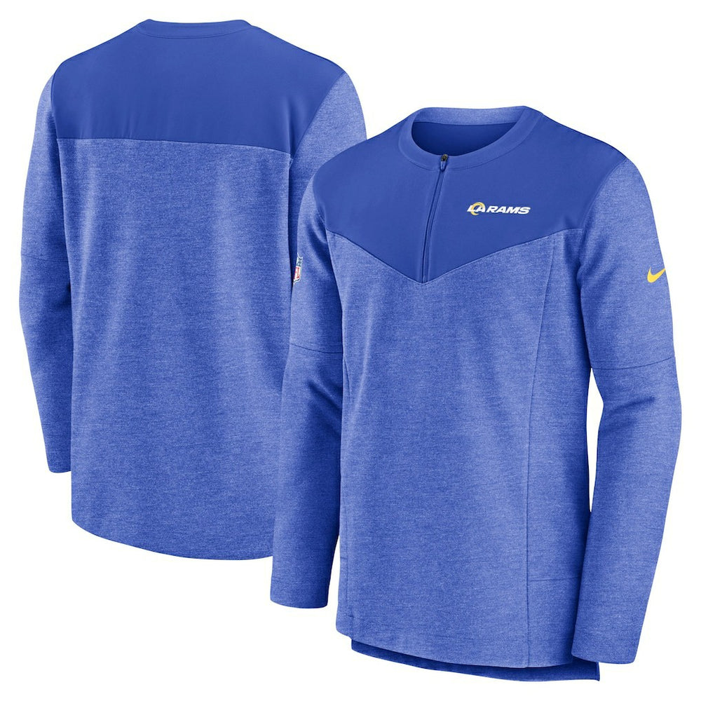 Los Angeles Rams Sideline Lockup Performance Quarter-Zip Top | NFL On sale