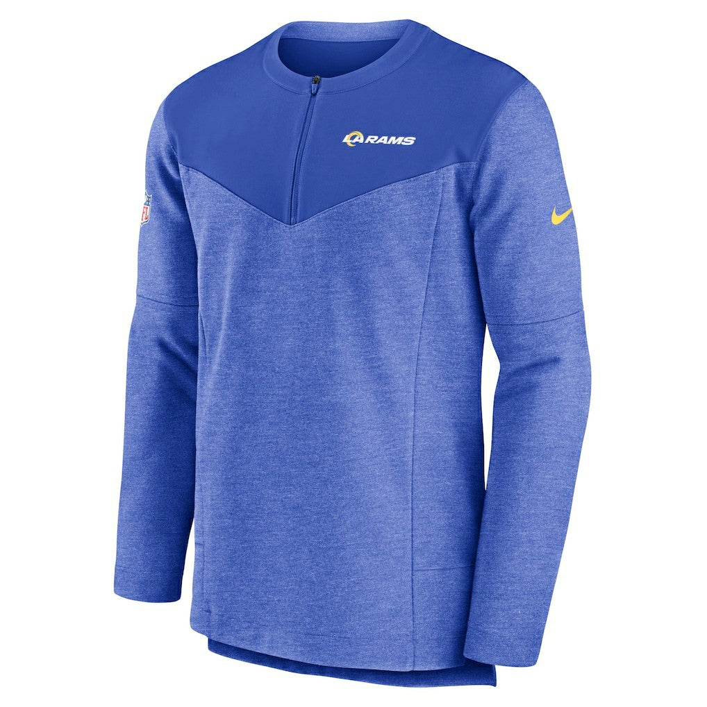 Los Angeles Rams Sideline Lockup Performance Quarter-Zip Top | NFL On sale