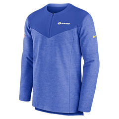 Los Angeles Rams Sideline Lockup Performance Quarter-Zip Top | NFL On sale