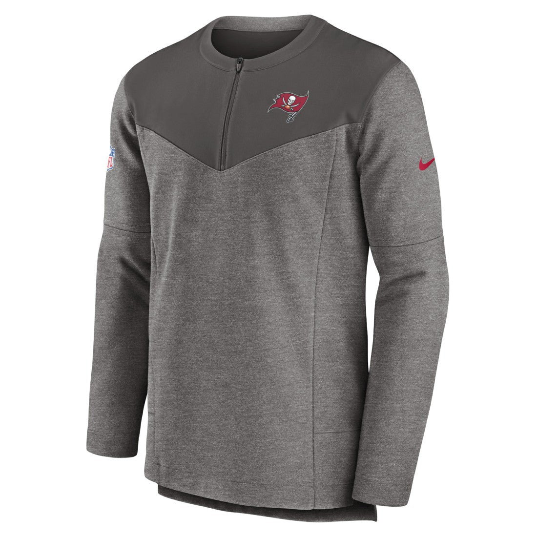 Tampa Bay Buccaneers Sideline Lockup Performance Quarter-Zip Top | NFL Outlet