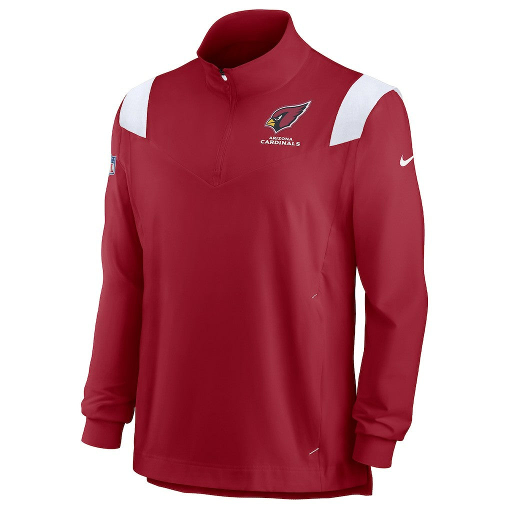 Arizona Cardinals Sideline Coaches Chevron Lockup Quarter-Zip Top | NFL Sale