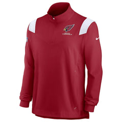 Arizona Cardinals Sideline Coaches Chevron Lockup Quarter-Zip Top | NFL Sale