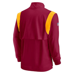 Washington Commanders Sideline Coach Chevron Lockup Quarter-Zip Long Sleeve Top | NFL Online