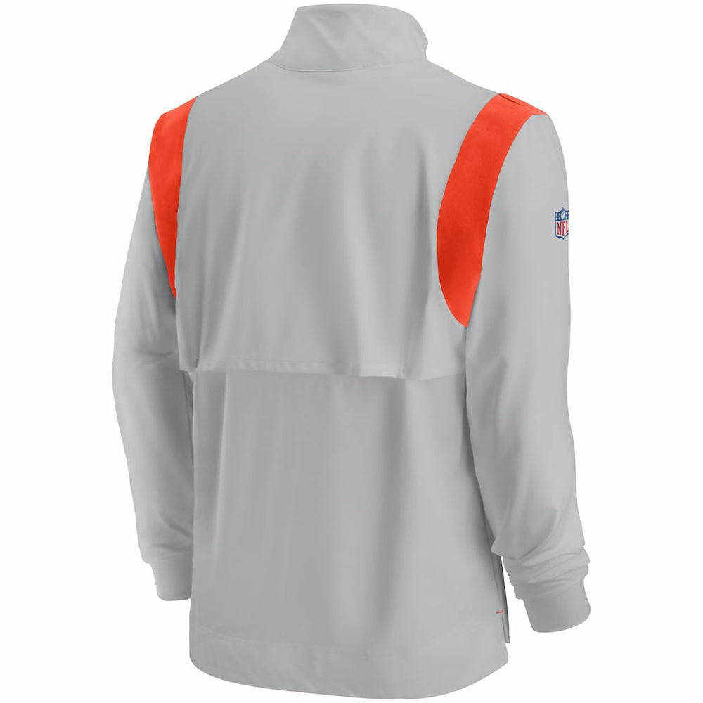 Cleveland Browns Sideline Coach Chevron Lockup Quarter-Zip Long Sleeve Top | NFL Hot
