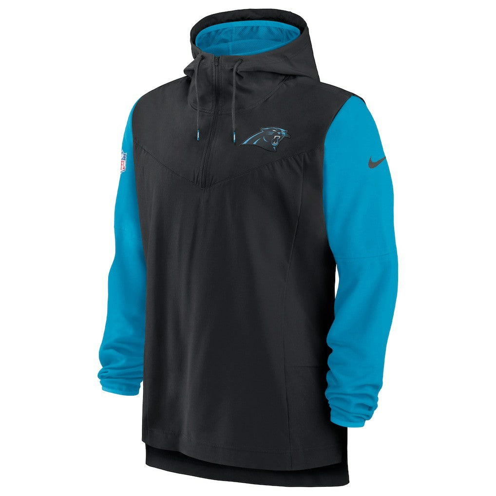 Carolina Panthers Sideline Player Quarter-Zip Hoodie | NFL Hot